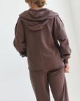 Dé cardigan - chocolate