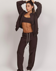 Cacao Wide Sweatpant