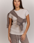 Cinnamon Rib Tee