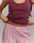 Lily Pink Stripe Shorts