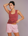 Lily Pink Stripe Shorts