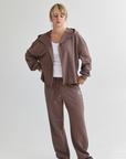 Dé cardigan - chocolate