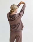 Dé cardigan - chocolate