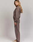 Mocca Latte Wide Sweatpant