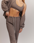 Mocca Latte Wide Sweatpant