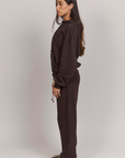 Cacao Zip Up Hoodie