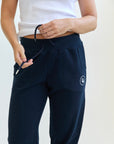 Slim sweatpants -  navy