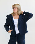 Dé cardigan - navy